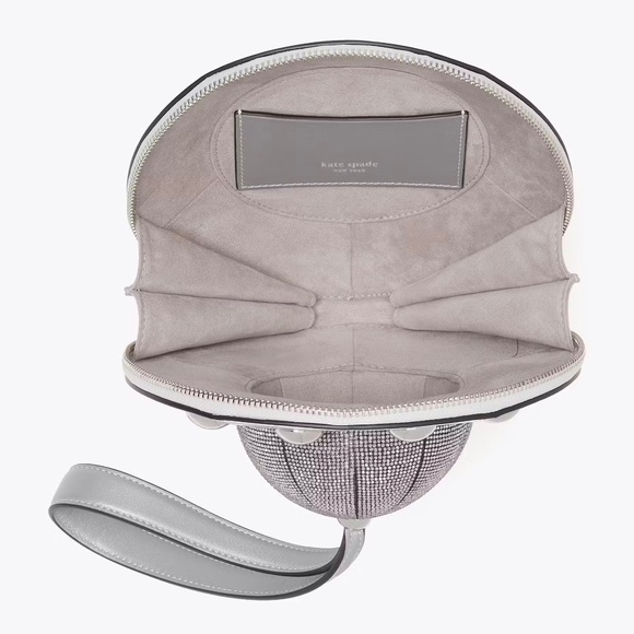 Kate Spade Spaced Out Embellished Metallic 3D UFO Top Handle Bag - Picture 3 of 9